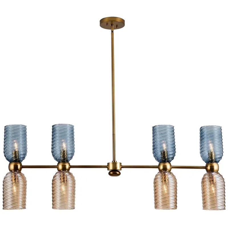 Azul Island Light Ceiling Light in Aged Gold Low Price