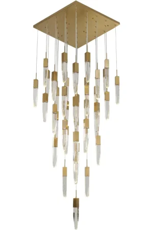 Canada 41 Light 35.43 inch Gold Chandelier Ceiling Light Special Discount