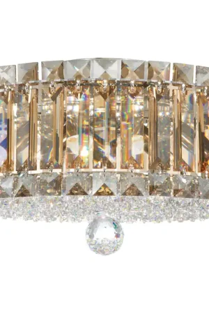 Bulk Order Plaza 4 Light Stainless Steel Flush Mount Ceiling Light in Radiance