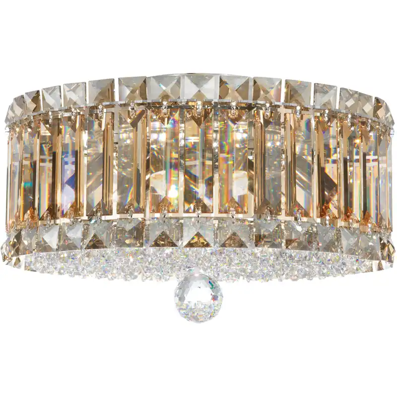 Bulk Order Plaza 4 Light Stainless Steel Flush Mount Ceiling Light in Radiance
