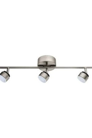 Armento 1 3 Light 120 Matte Nickel Track Light Ceiling Light Next Day Delivery