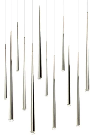 Cascade 14 Light 10 inch Polished Nickel Multi-Light Pendant Ceiling Light Don’t Miss Out