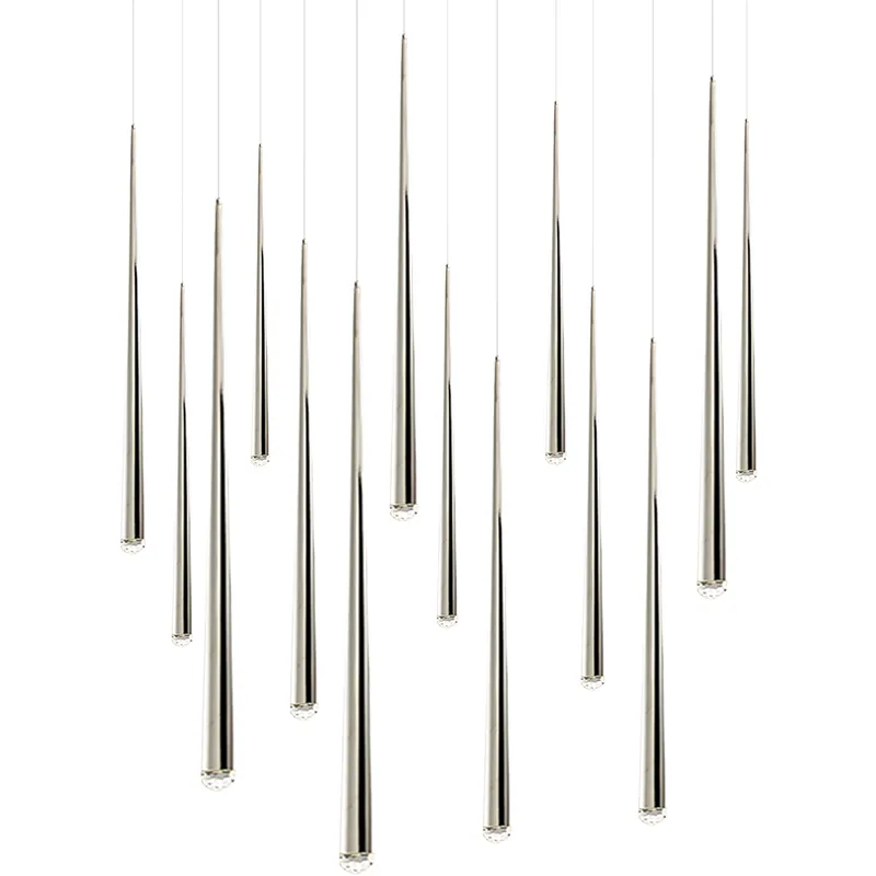 Cascade 14 Light 10 inch Polished Nickel Multi-Light Pendant Ceiling Light Don’t Miss Out