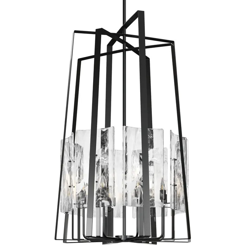 Arc 8 Light 34.4 inch Ink Pendant Ceiling Light, Tall Free Returns