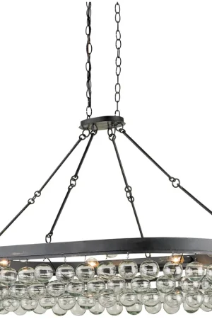 Balthazar 6 Light 46 inch French Black Pendant Ceiling Light Limited Edition