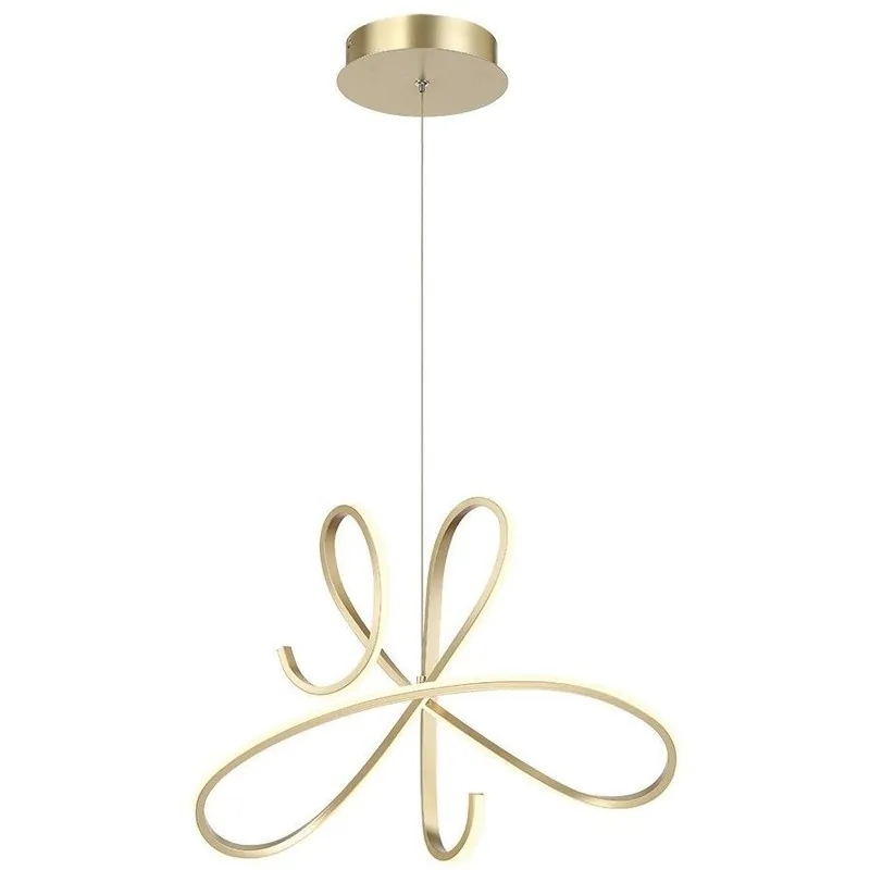Astor LED Soft Gold Pendant Ceiling Light Next Day Delivery