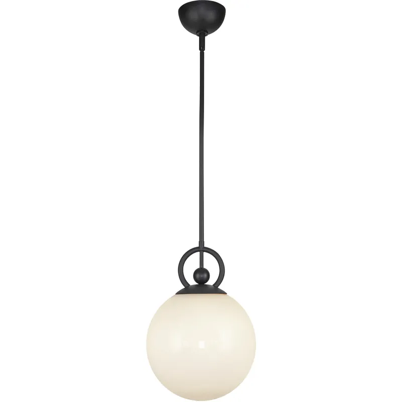 Alora Mood Fiore Pendant Ceiling Light in Matte Black Hassle-Free Returns