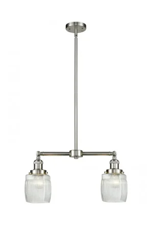 Authentic Franklin Restoration Colton LED 22 inch Brushed Satin Nickel Chandelier Ceiling Light, Franklin Restoration