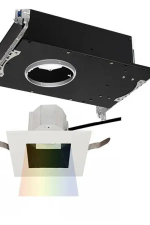 Aether LED B/Wt Recessed Lighting in 2700K, Black/White, Trim Only In Demand