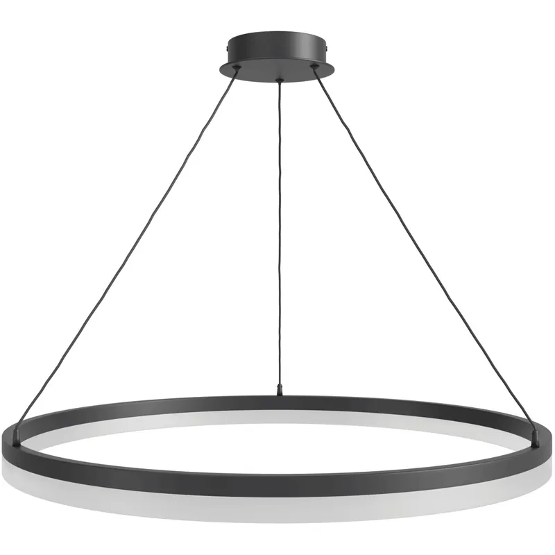 Circa LED 39 inch Black Pendant Ceiling Light Shop Now