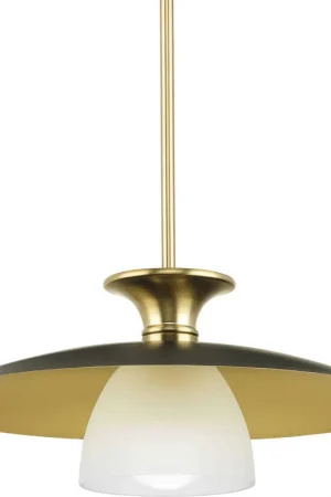 Affordable Trimble 1 Light 18 inch Brushed Bronze Pendant Ceiling Light, Design Series