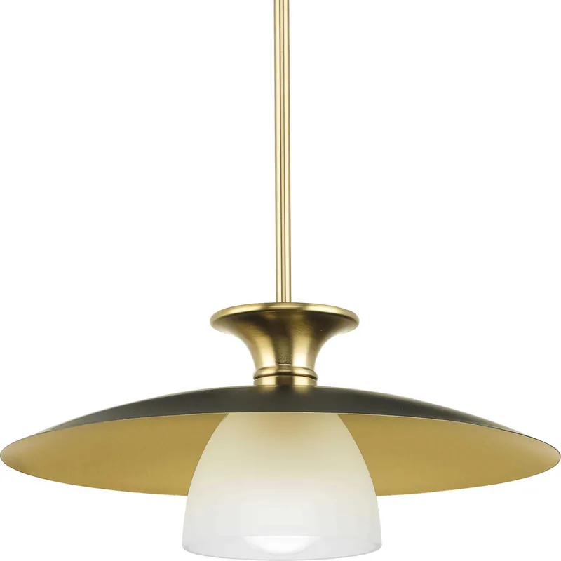 Affordable Trimble 1 Light 18 inch Brushed Bronze Pendant Ceiling Light, Design Series