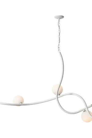 Big Sale Slide 6 Light 69.2 inch White Pendant Ceiling Light, XL