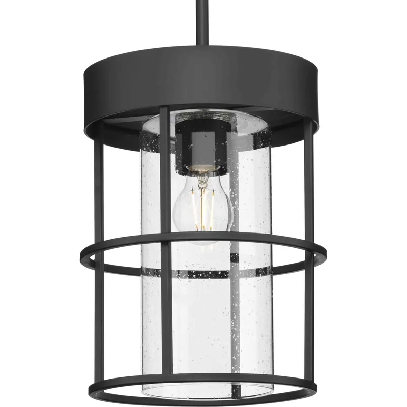 Burgess 1 Light 9.5 inch Matte Black Mini Pendant Ceiling Light, Design Series One Day Deal