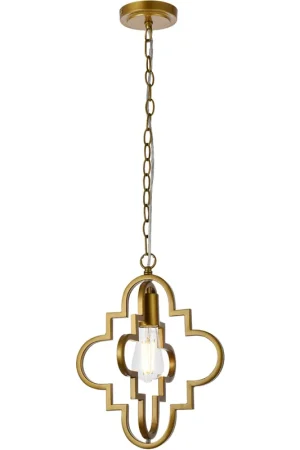 Bulk Order Sandara 1 Light 11 inch Brass Pendant Ceiling Light