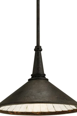 Best Choice Manuscript 1 Light 13 inch Molé Black Pendant Ceiling Light