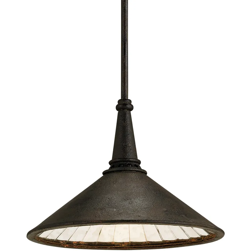 Best Choice Manuscript 1 Light 13 inch Molé Black Pendant Ceiling Light