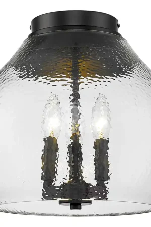 Best Choice Ariella 3 Light 13.75 inch Matte Black Flush Mount Ceiling Light
