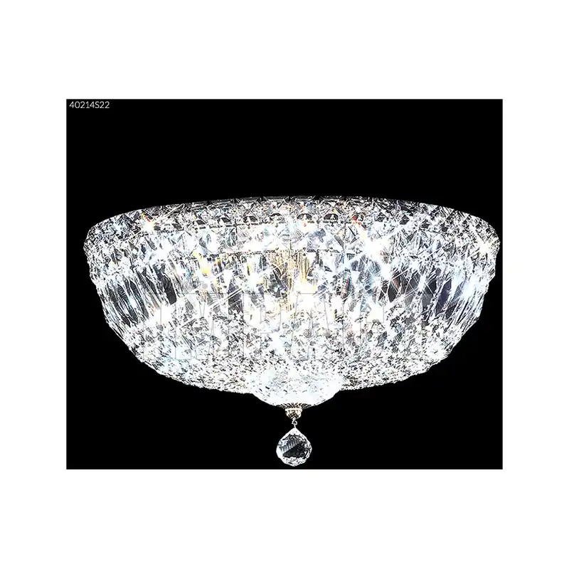 Zoe 6 Light 14 inch Silver Flush Mount Ceiling Light Latest