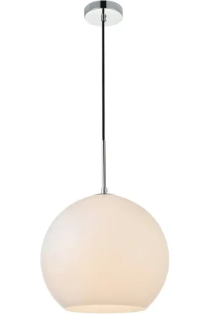 Baxter 1 Light 12 inch Chrome Pendant Ceiling Light Shop Now