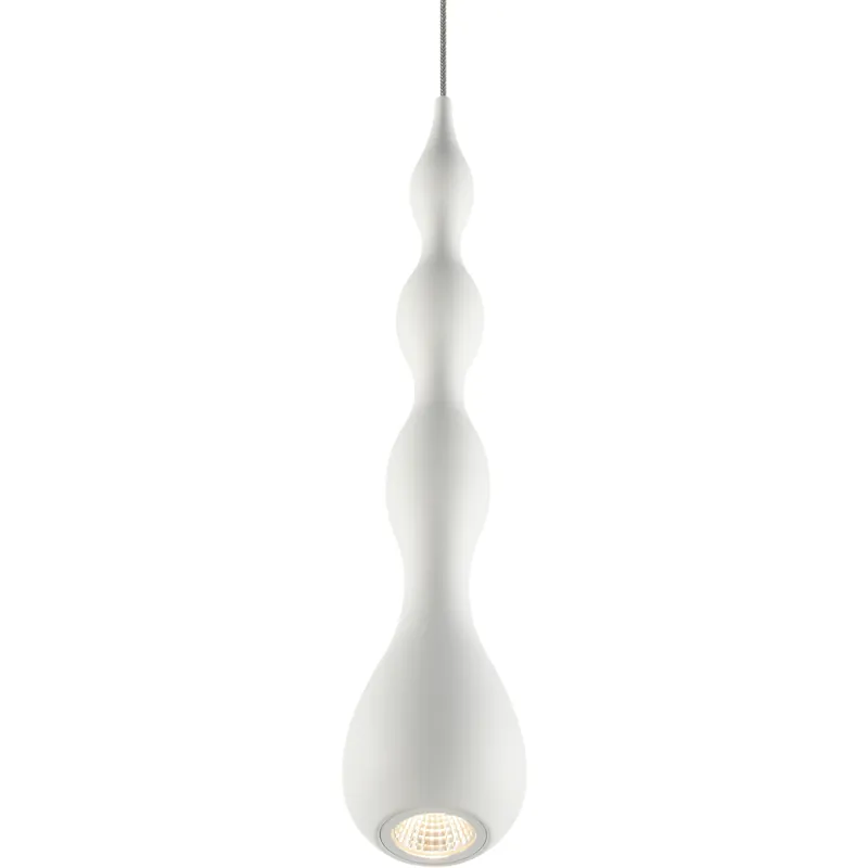 Affordable Polaris 5.25 inch White Pendant Ceiling Light