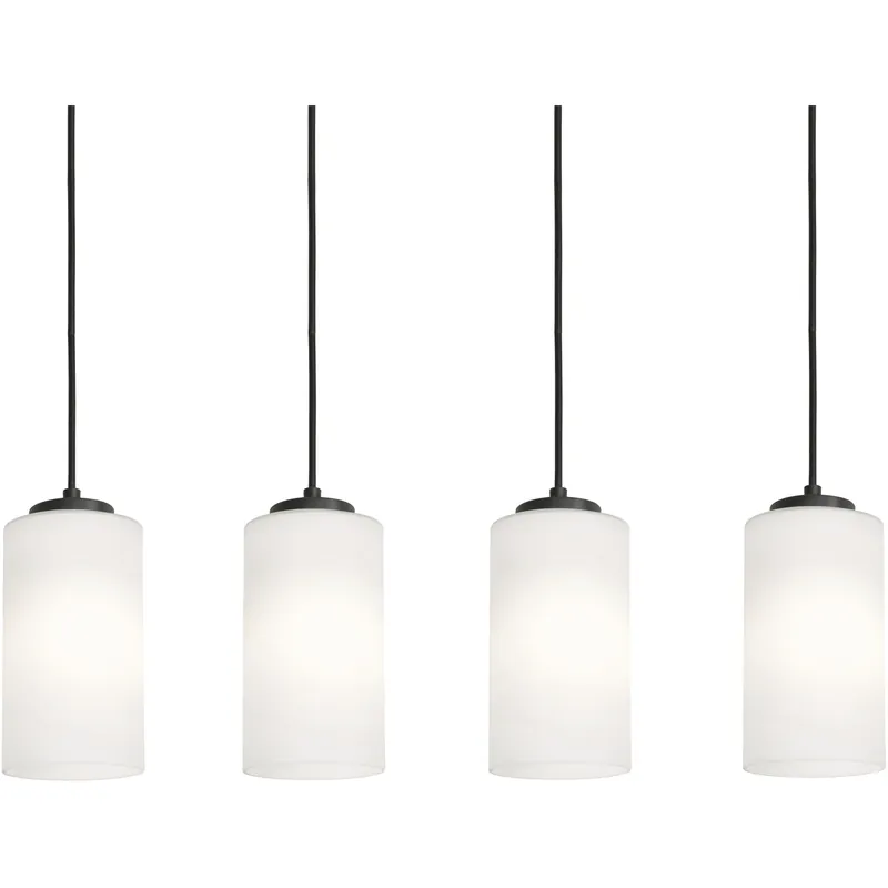 Best Choice Leo 4 Light 5 inch Black Linear Pendant Ceiling Light