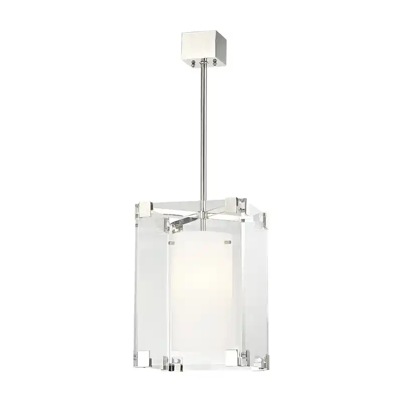 Achilles 1 Light 13.25 inch Polished Nickel Pendant Ceiling Light Limited Time