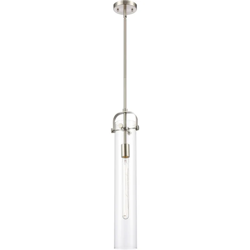 High Quality Restoration Pilaster 1 Light 5 inch Brushed Satin Nickel Mini Pendant Ceiling Light, Restoration