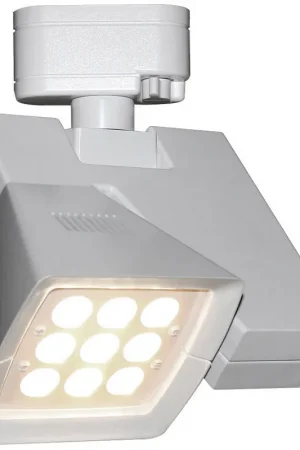 120v Track System 9 Light 120V White LEDme Directional Ceiling Light in 3000K Must Have