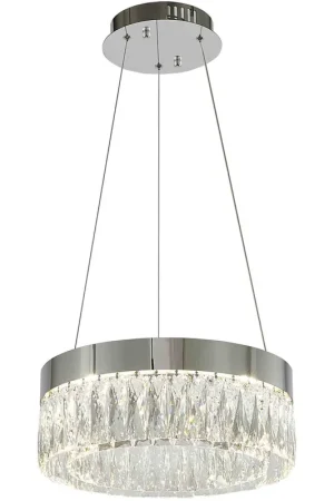 Canada LED 16 inch Chrome Chandelier Ceiling Light Limited Offer