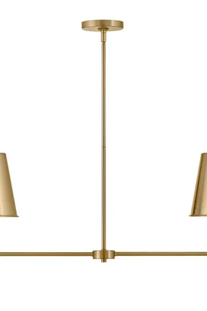 Blake 2 Light 36 inch Lacquered Brass Chandelier Ceiling Light Seasonal Sale
