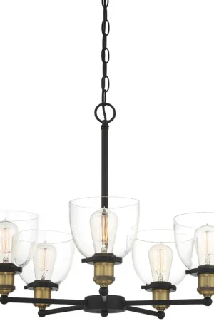 Bryson 5 Light 24 inch Vintage Bronze Chandelier Ceiling Light Final Sale