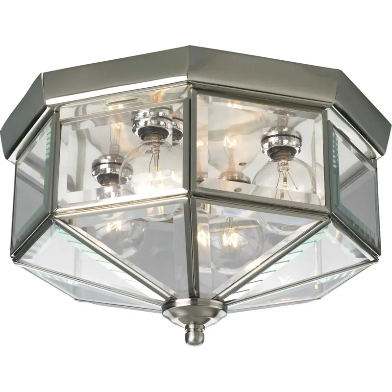 Limited Edition Petronella 4 Light 11.13 inch Brushed Nickel Flush Mount Ceiling Light