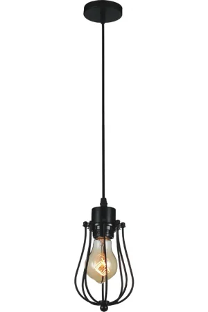 Affordable Tomaso 1 Light 5 inch Black Down Mini Pendant Ceiling Light