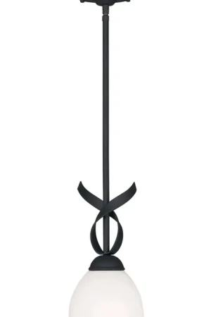 Brookside 1 Light 6 inch Black Mini Pendant Ceiling Light Fresh Stock