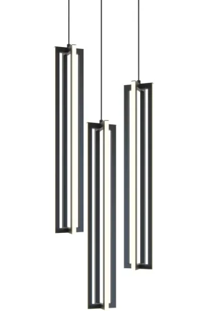 Cass LED 18 inch Black Pendant Ceiling Light New Release