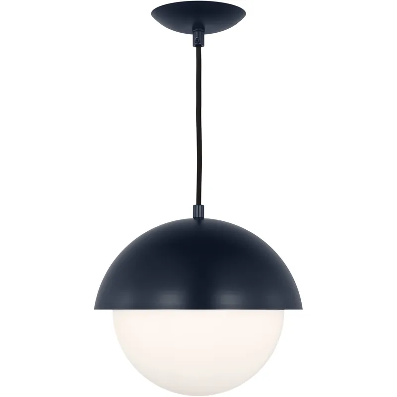 Drew & Jonathan Hyde 1 Light 12 inch Navy Pendant Ceiling Light Big Sale