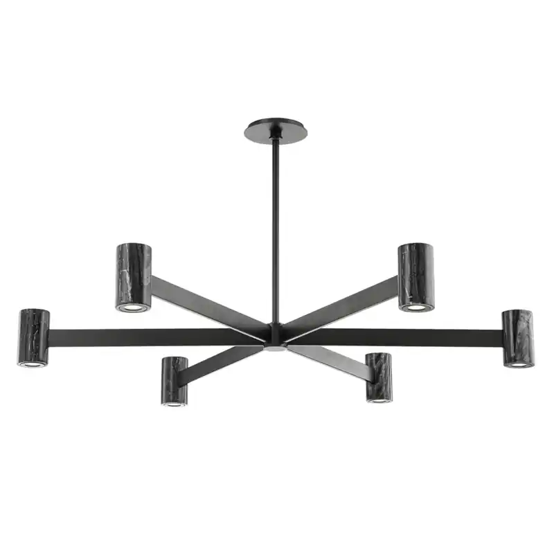 Free Shipping Predock LED 45 inch Black Brass Chandelier Ceiling Light