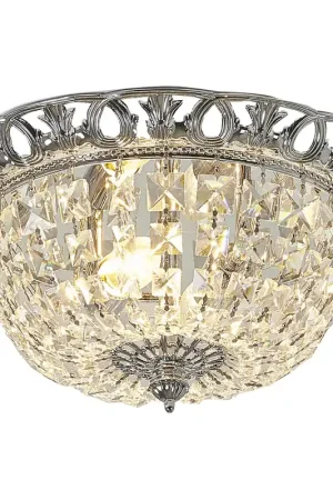 Canada 2 Light 13 inch Chrome Flush Mount Ceiling Light Buy Direct