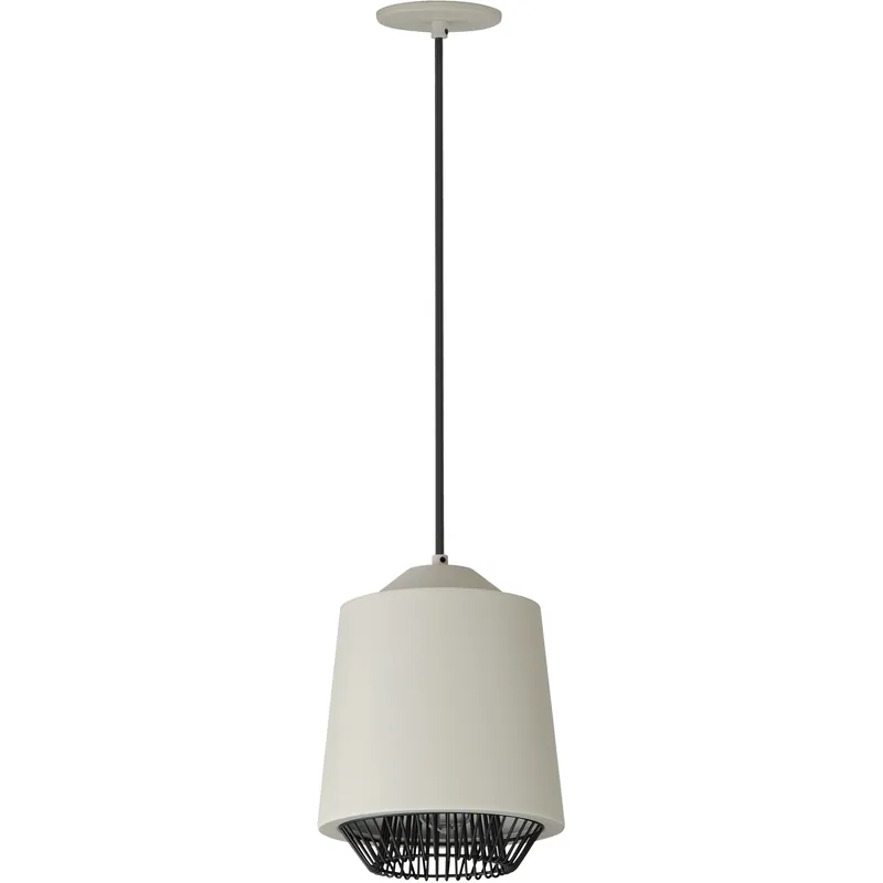 Price Cut Phoenix LED 9 inch Gray and Black Single Pendant Ceiling Light
