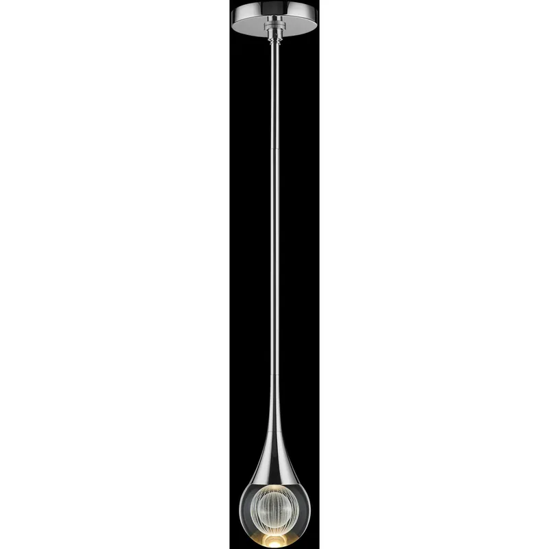 Professional Grade Luna I 1 Light 4.75 inch Nickel Pendant Ceiling Light