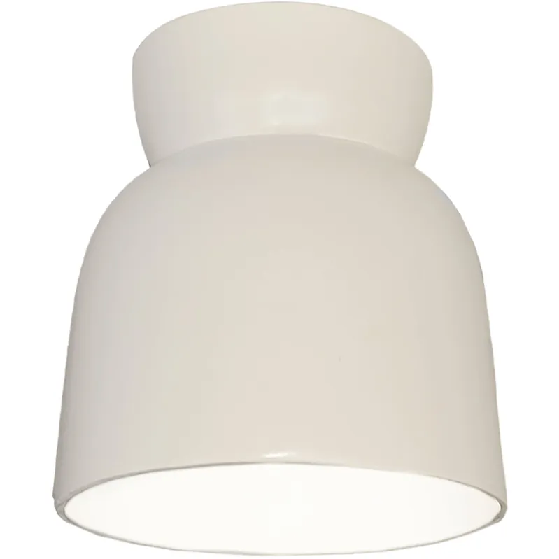 Radiance Collection 1 Light 7.5 inch Matte White Flush Mount Ceiling Light Bulk Order