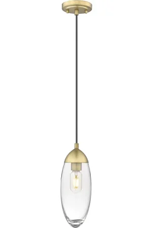 Arden 1 Light 4.5 inch Rubbed Brass Pendant Ceiling Light Trending