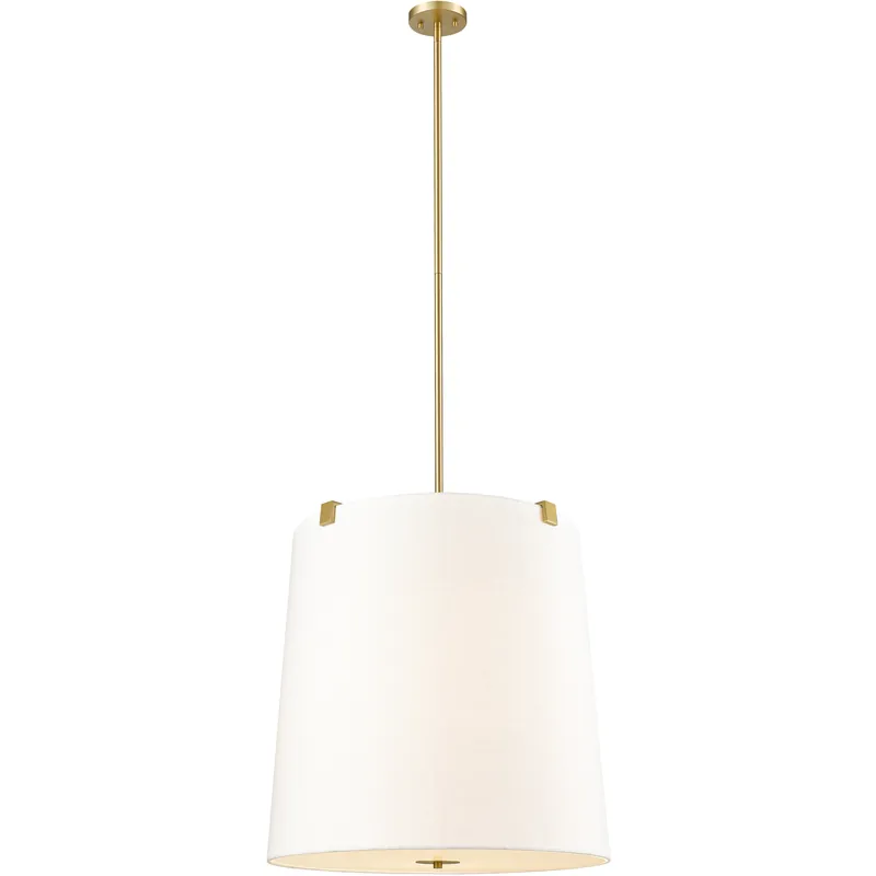 Weston 6 Light 24 inch Modern Gold Pendant Ceiling Light Free Delivery
