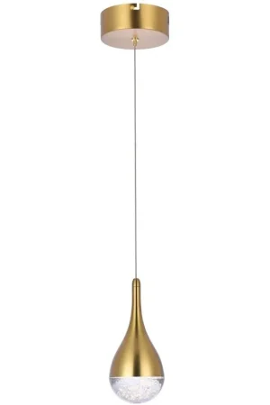 Amherst 1 Light 5 inch Satin Gold Pendant Ceiling Light Money Back Guarantee