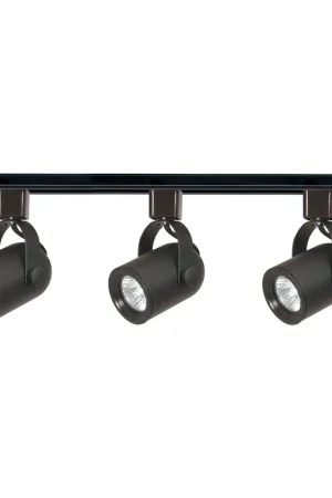 Brentwood 3 Light Black Track Lighting Ceiling Light Place Order