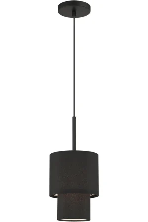 Bainbridge 1 Light 7 inch Black Mini Pendant Ceiling Light Viral