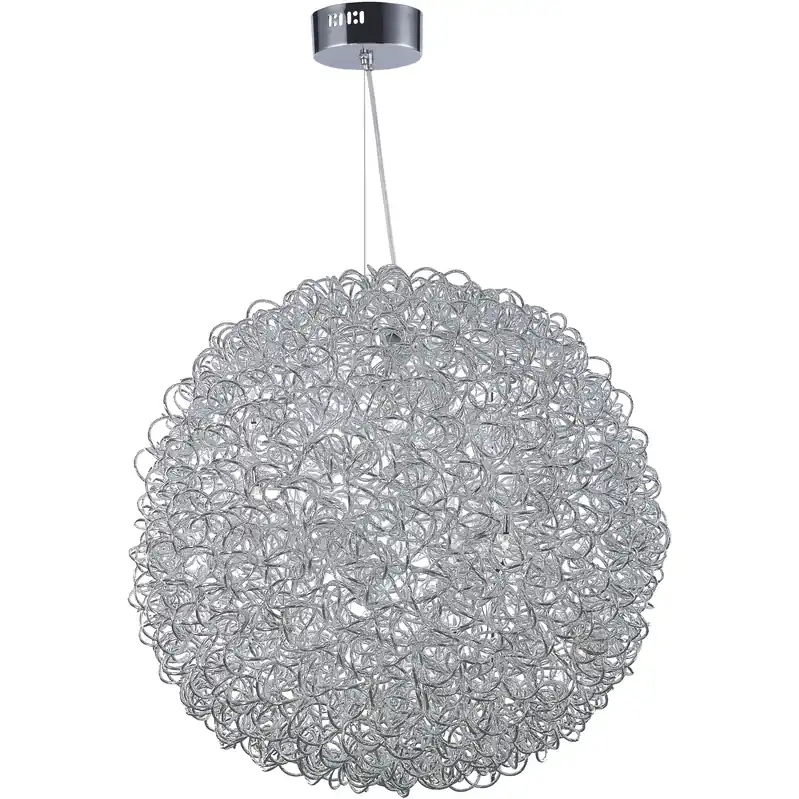 Dazed LED 31.5 inch Polished Chrome Single Pendant Ceiling Light Clearance