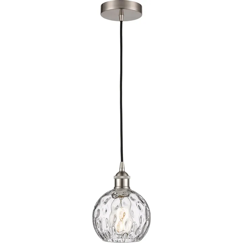 Edison Athens Water Glass LED 6 inch Brushed Satin Nickel Mini Pendant Ceiling Light Bulk Order