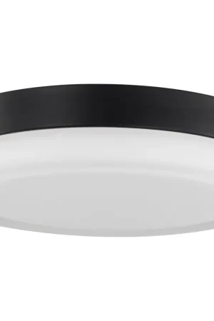 Buy Today Pi LED 11 inch Black Flush Mount Ceiling Light